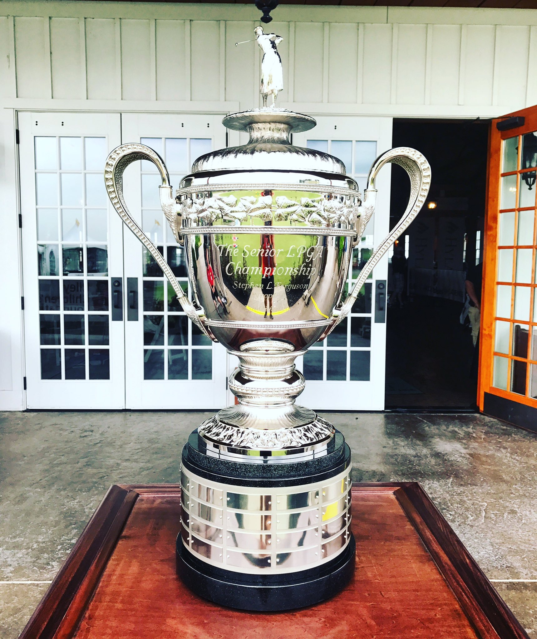 Senior LPGA Championship “Stephen L. Ferguson” Trophy made by Malcolm DeMille